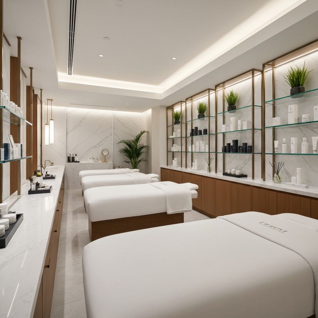 Anavaya luxury skincare studio interior